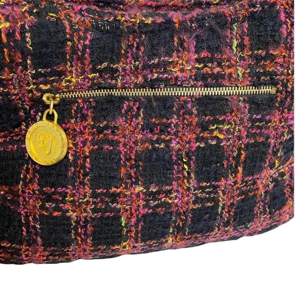 Eric Javits New‎ York Women's Wool Felted Bag Boho Purse Scarf Hat Zip Closure